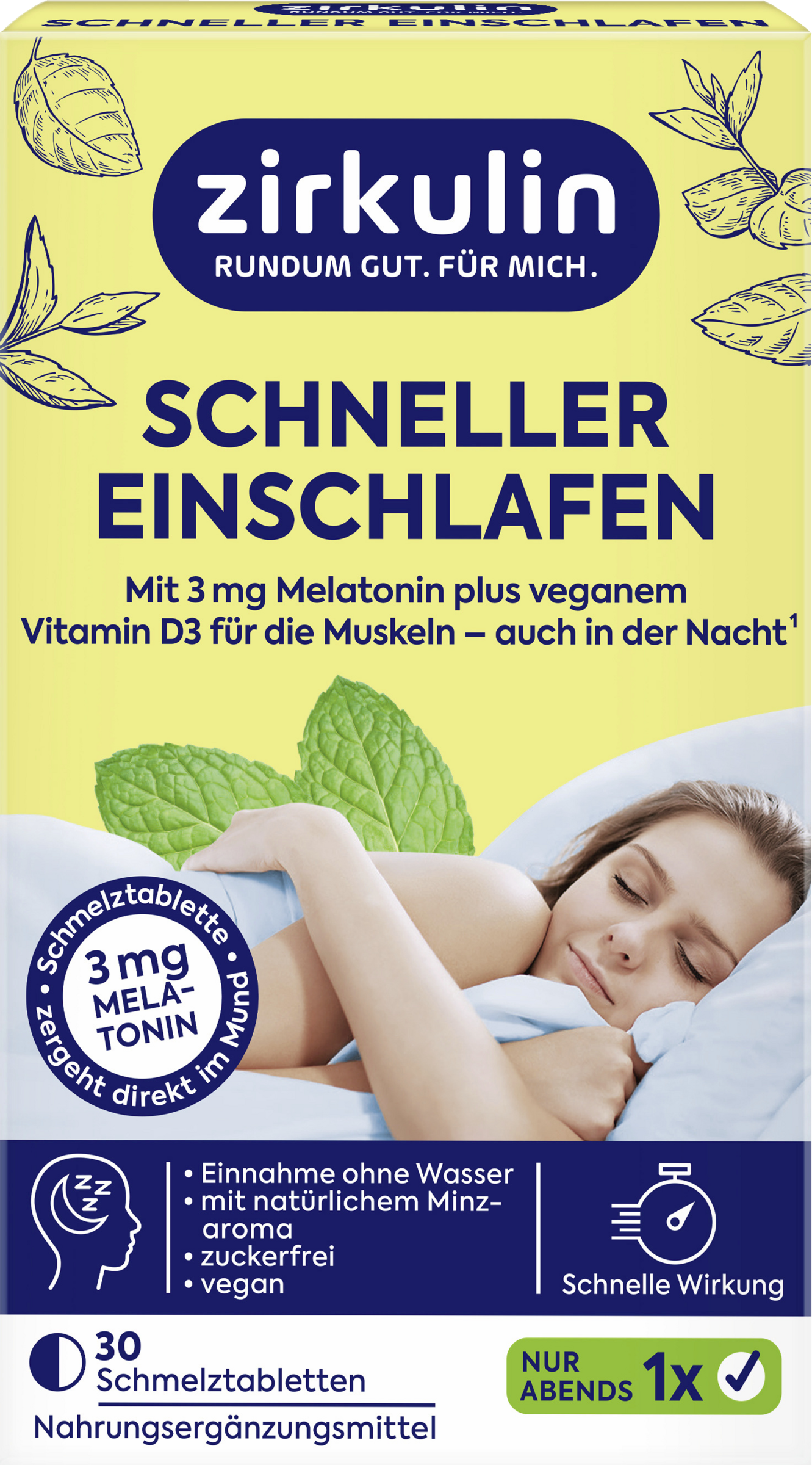 Zirkulin Faster Sleep Melting 30 Tablets