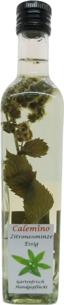 Calemino Lemon mint vinegar with 3% fresh lemon mint 500ml