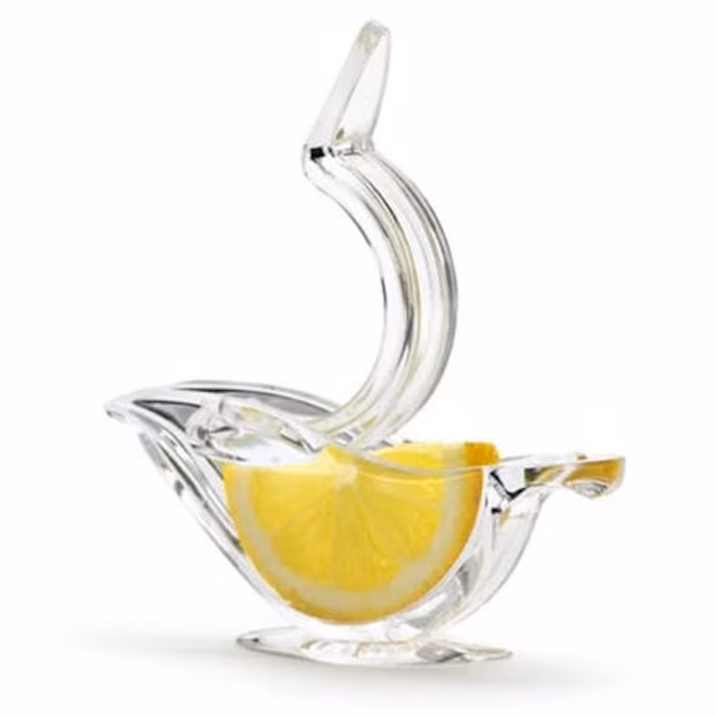 Lemon squeezer, single transparent semi-circular – LTITEX