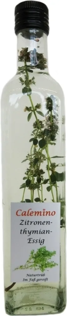 Calemino Lemon thyme vinegar with 3% fresh lemon thyme 500ml