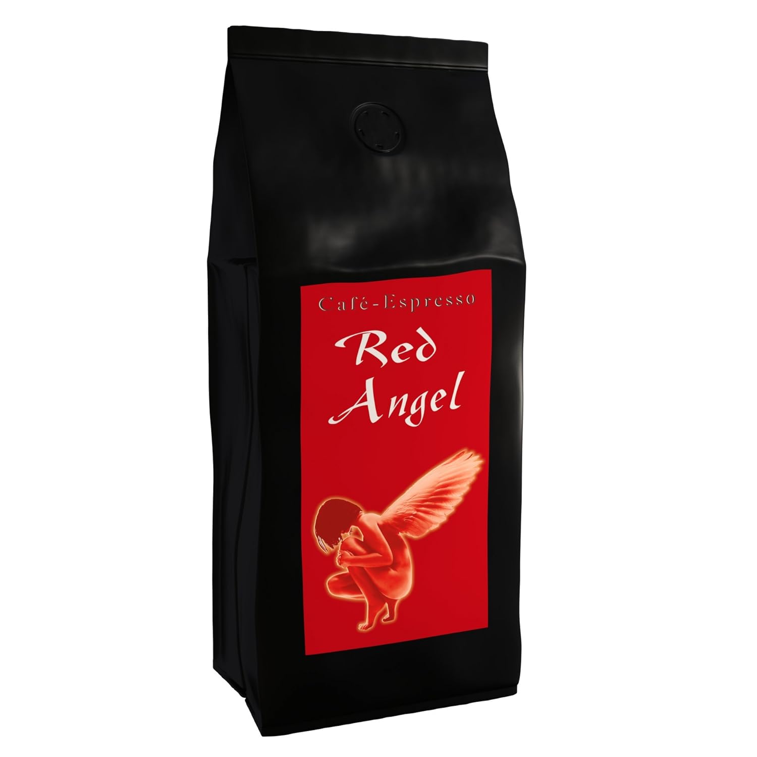 THE COFFEE & TEA COMPANY Espresso Coffee Red Angel - The Fiery - 200 g Coarse Ground - for Stamp Jug French Press Coffee Maker - Strong Premium Espresso - Low Acid - Gentle and Freshly Roasted