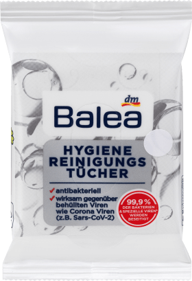 Balea Hygiene cleaning wipes, 10 pcs