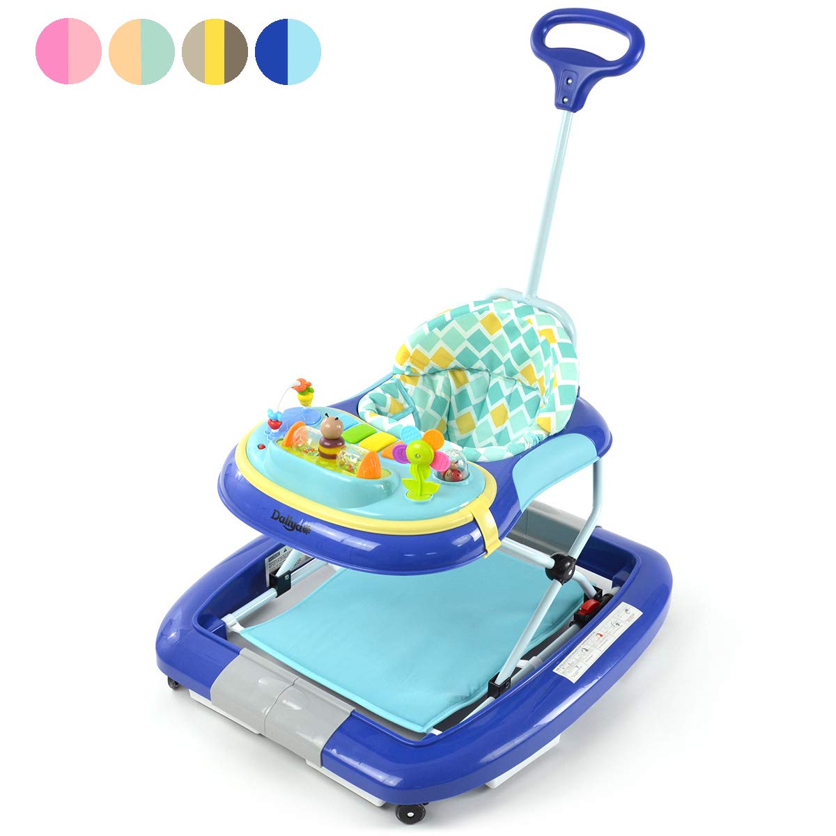 Daliya Bebistep 4-in-1 Baby Walker in Various Colours x-large blue
