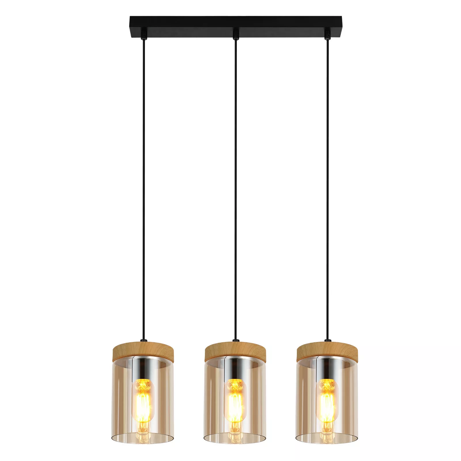 ZMH CHANDELIER Flamhold 12.0/46.0/137.5 cm