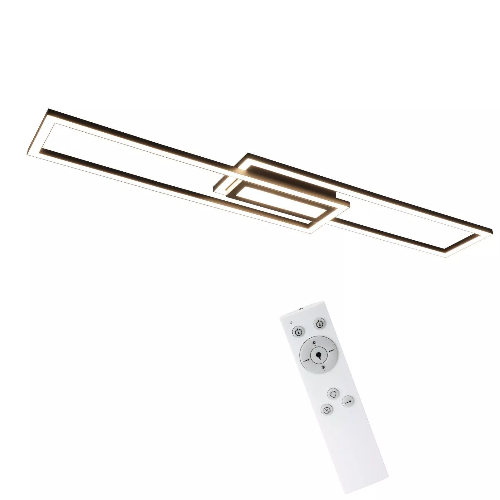 ZMH LED ceiling light Falkenfluch Black Metal 95/17.2/5 cm