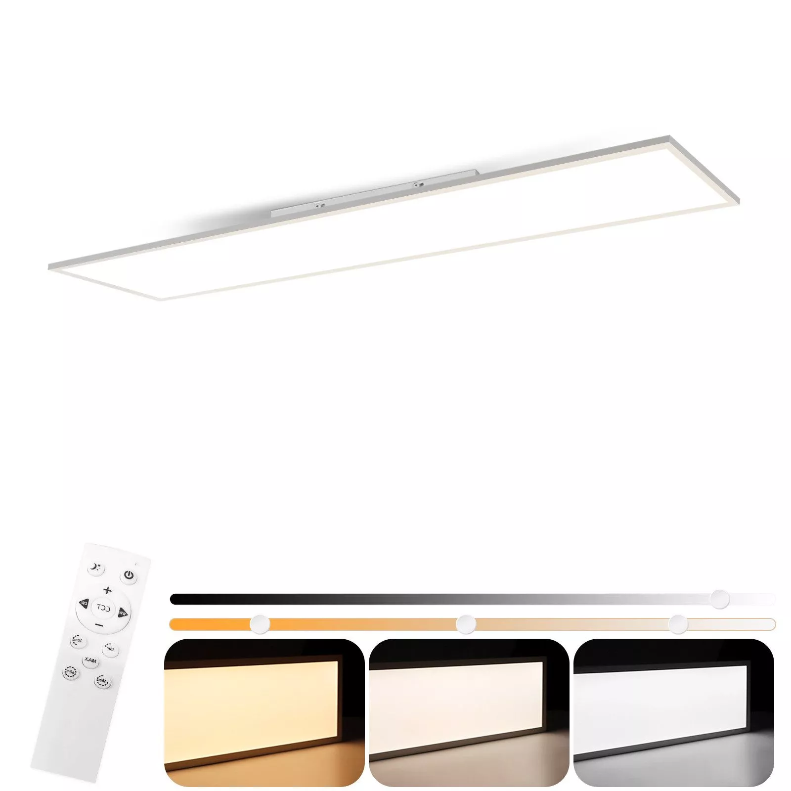 ZMH LED ceiling light Kargenort 25.0/5.0/100.0 cm, White