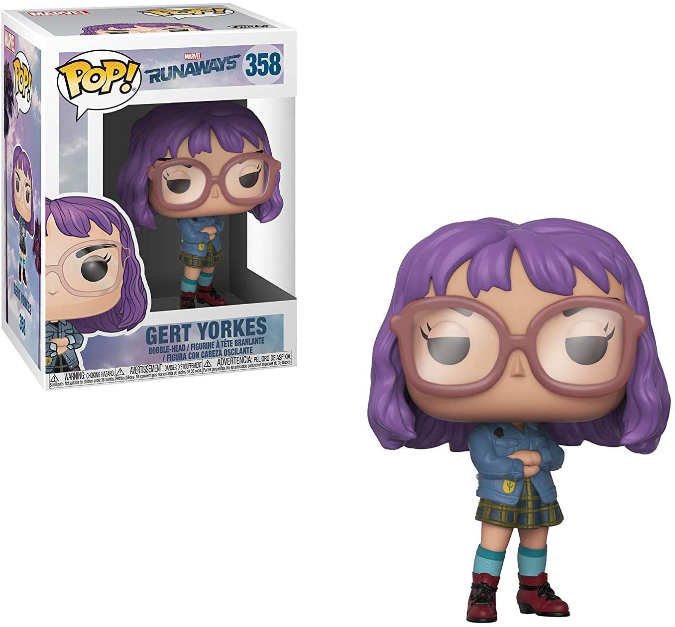 Funko 0889698326681 Figurine Marvel Runaways Gert Yorkes Pop 10 Cm