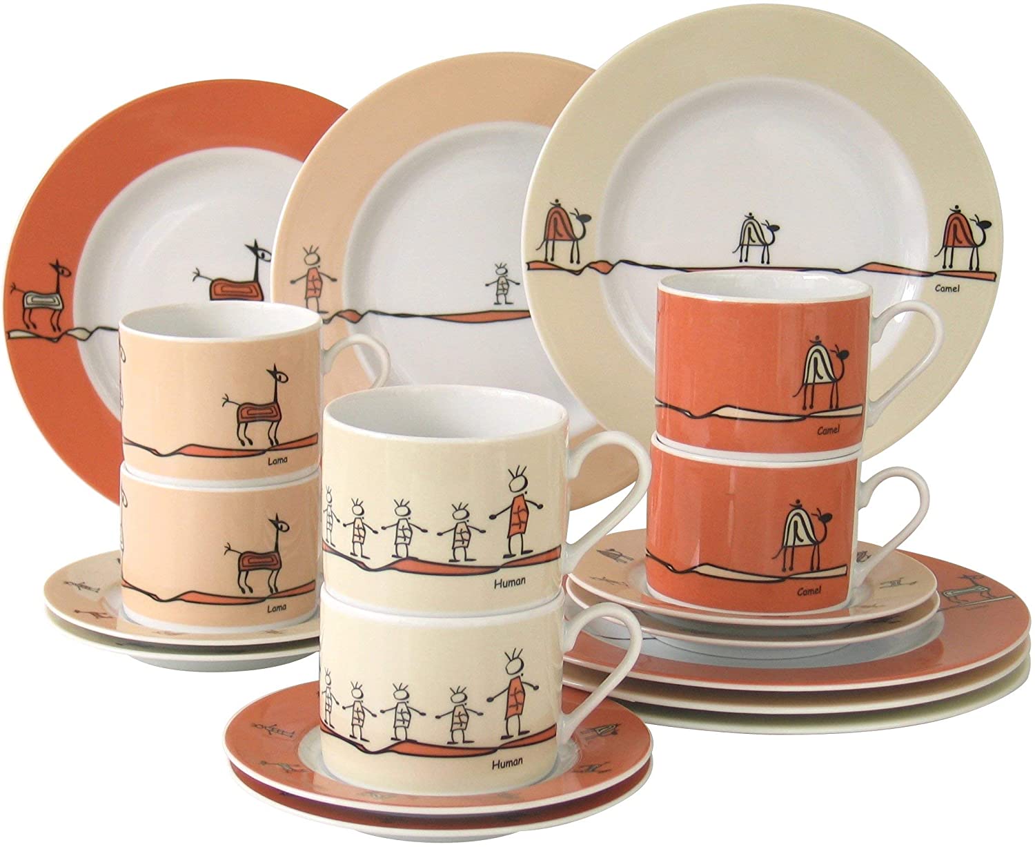 Creatable Kaffeeservice Urban Style Coffee Set, 18 Pieces