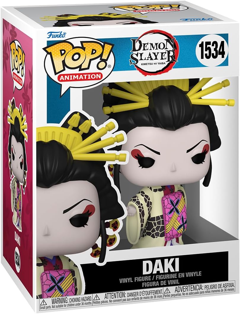 Funko POP! Animation: Demon Slayer - Daki - Vinyl Collectible Figure - Gift Idea - Official Merchandise - Toy for Children and Adults - Anime Fans - Model Figure for Collectors and Display