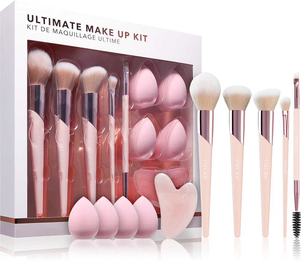 Zoë Ayla Bliss Makeup Kit Brush Set