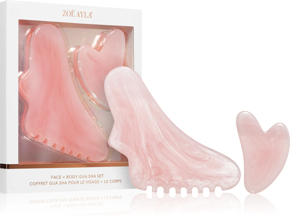 Zoë Ayla Face & Body Gua Sha Set Massage Aids For Face and Body