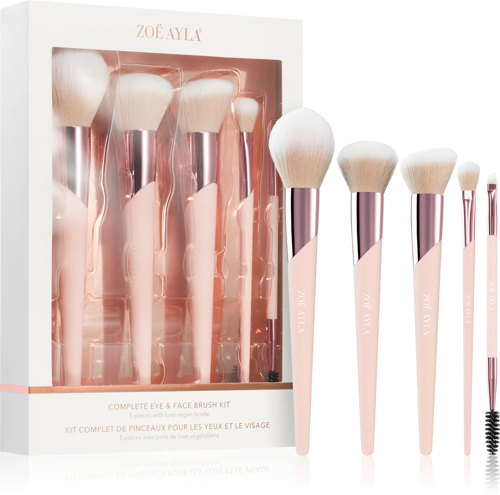 Zoë Ayla Makeup Brush Set 5 Piece Brush Set