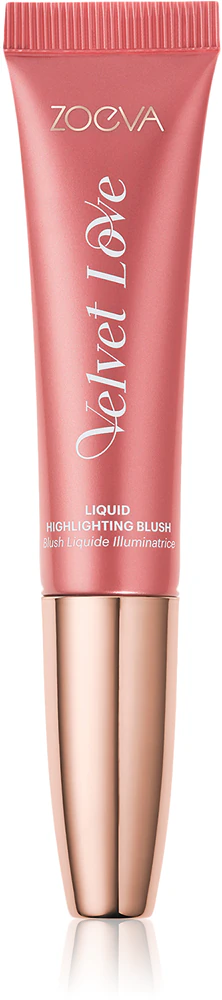ZOEVA Velvet Love Liquid Highlighting Blush liquid blush for rejuvenating facial skin