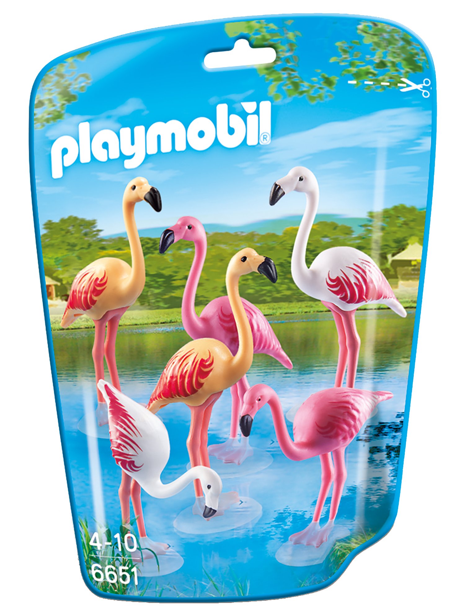 Playmobil Zoo Flock Of Flamingos