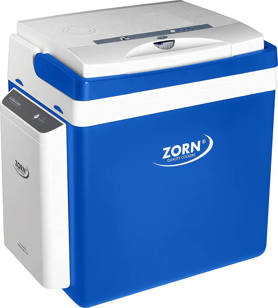 Zorn ZE26 12/230V LNE blue/white with battery, 25 liter capacity, 12V