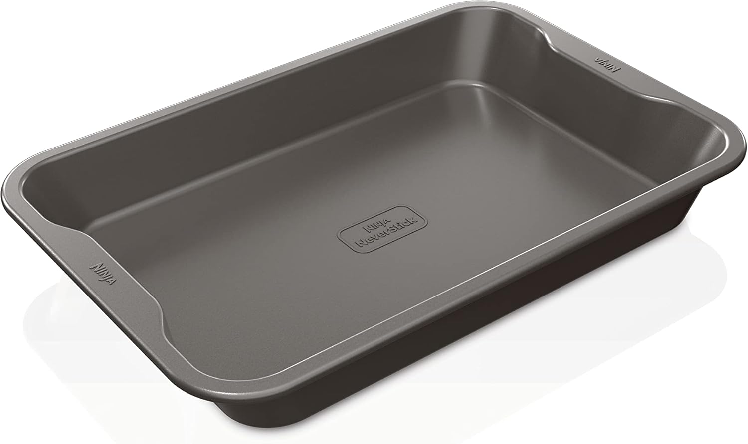 Ninja B30613 Foodi NeverStick Premium 9" x 13" Cake Pan, Non-Stick, Oven Safe to 500 F, Dishwasher Safe, Gray