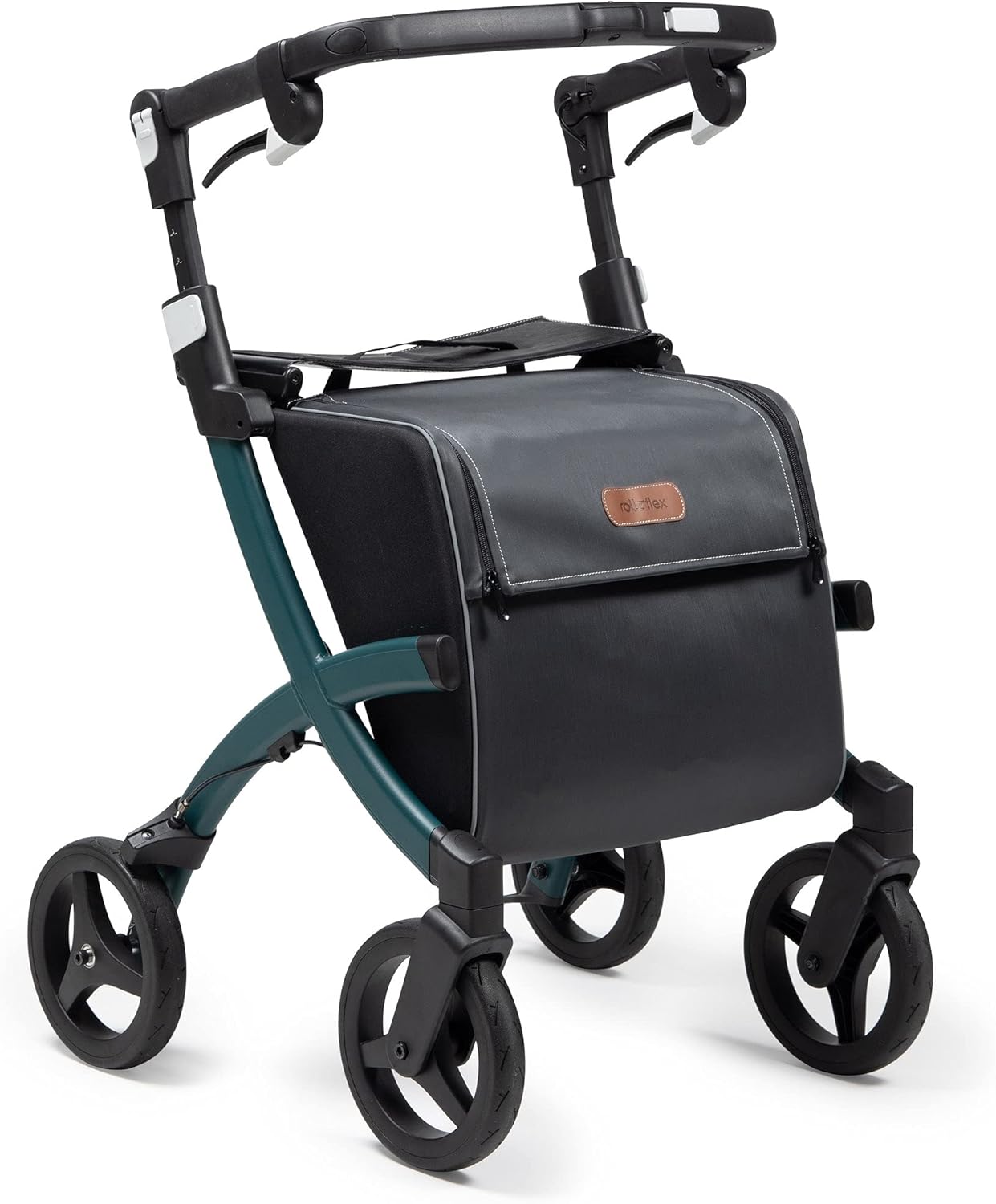 Rollz Flex 2 Walker with Water Resistant Bag (Standard Size, Green)