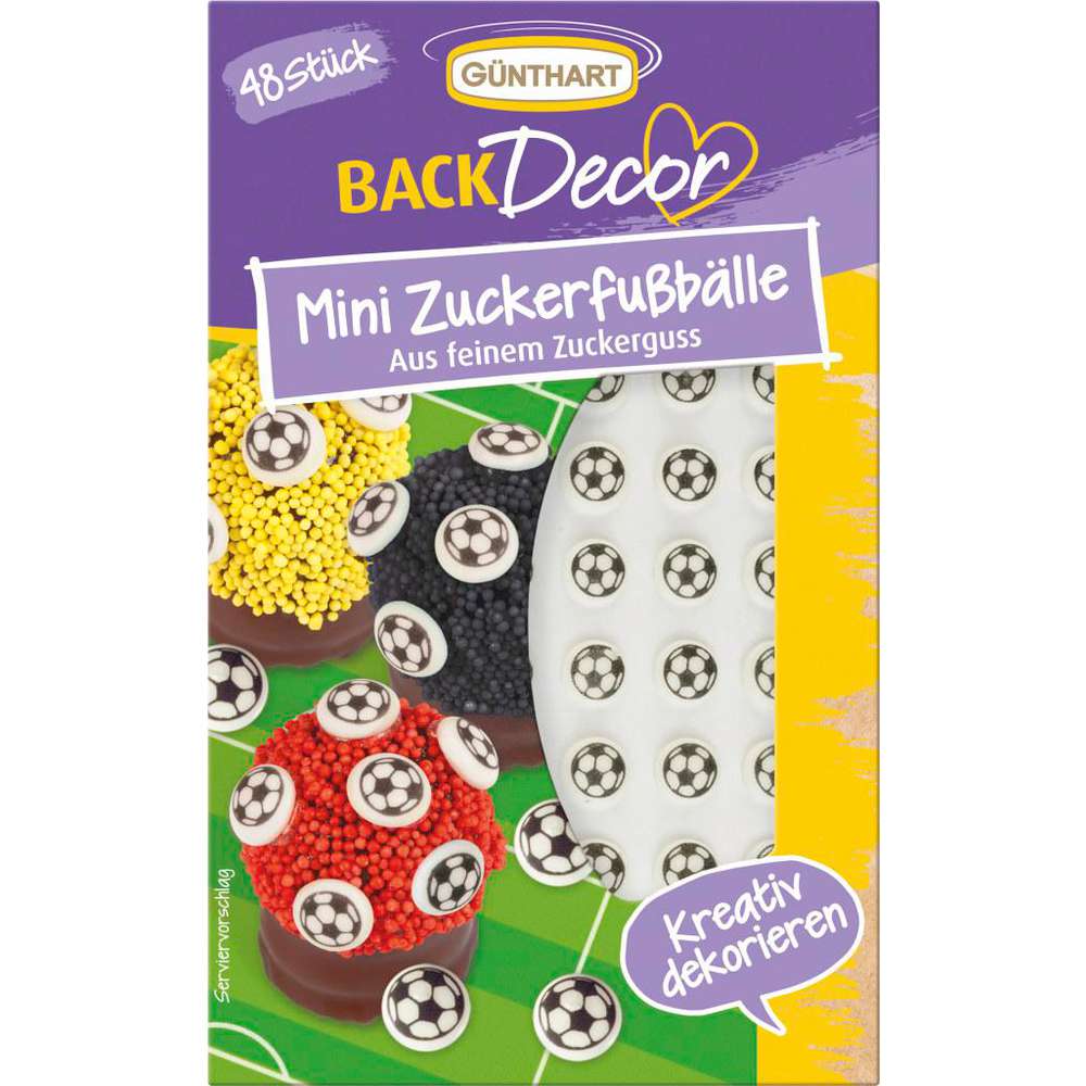 Günthart Icing Soccer Balls, Mini