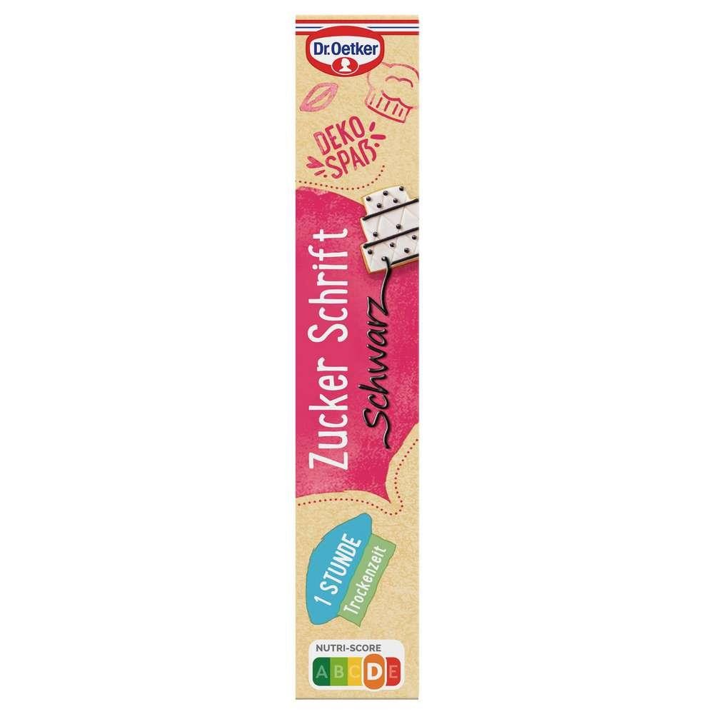 Dr. Oetker Sugar writing cake decoration, black