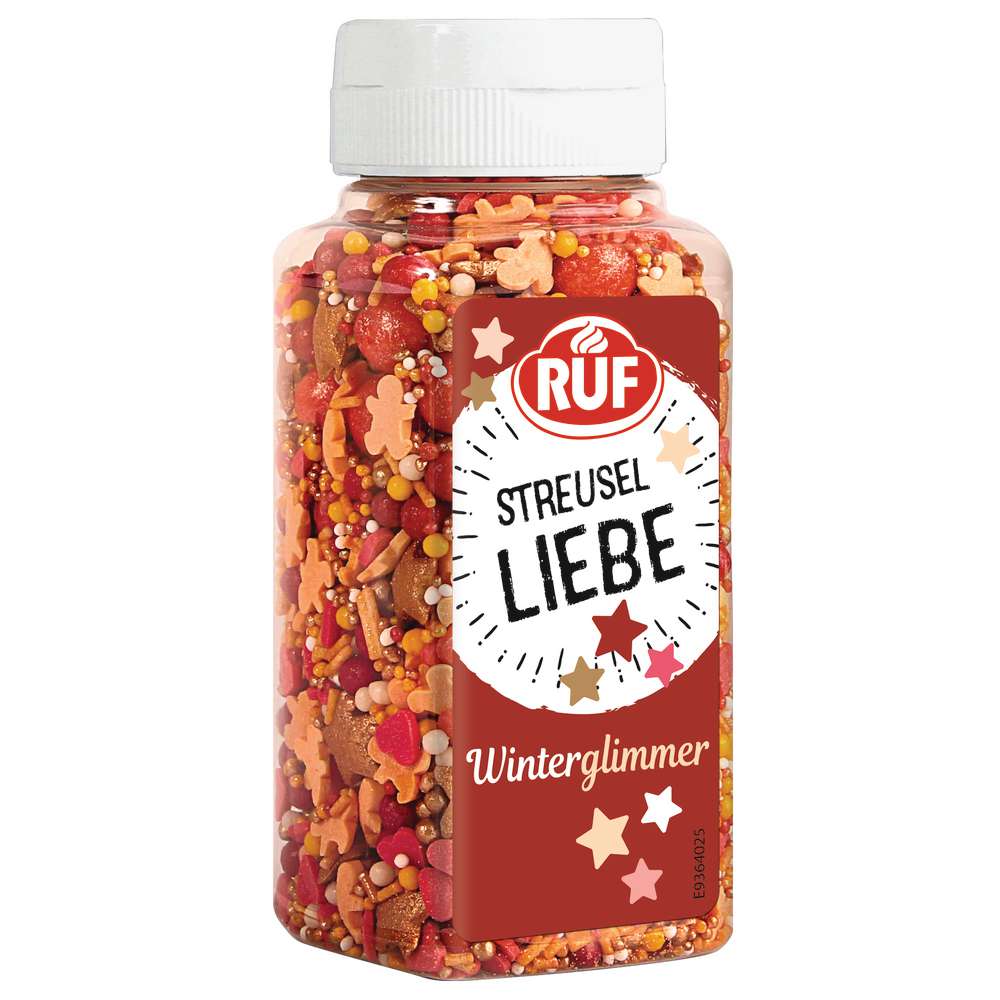 Sugar sprinkles love winter glitter, red