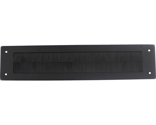Draft excluder Intersteel rectangular WxH 340/76 mm matt black