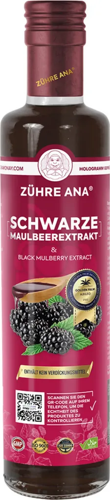 Zühre Ana Black Mulberry Extract 670g – Natural Antioxidant, Strong Immune System