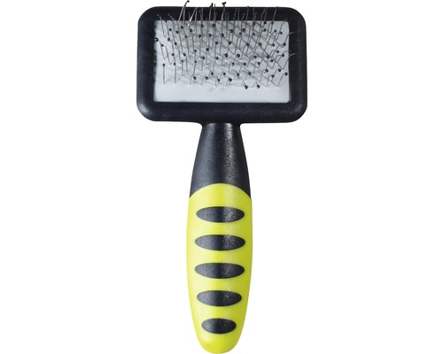Karlie slicker brush for rodents, black and yellow