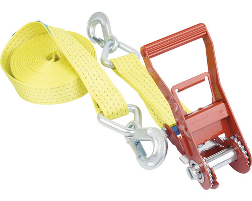 Lashing strap Mamutec 2-piece TD1 with ratchet and carabiner 50 mm 8 m