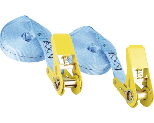 Lashing strap Mamutec with ratchet 25 mm 7 m 2 pieces