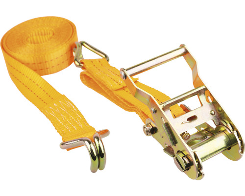 Mamutec lashing strap with ratchet and pointed hook 35 mm 5 m