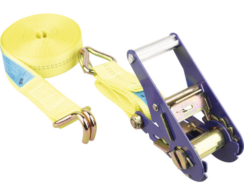 Mamutec lashing strap with ratchet and pointed hook 35 mm 6 m