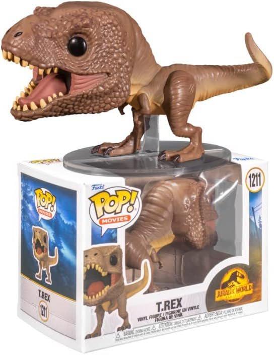 Funko Pop! Movies: JW3 - Tyrannosaurus - T.Rex - Jurassic World 3 - Vinyl Collectible Figure - Gift Idea - Official Merchandise - Toys For Children and Adults - Movies Fans
