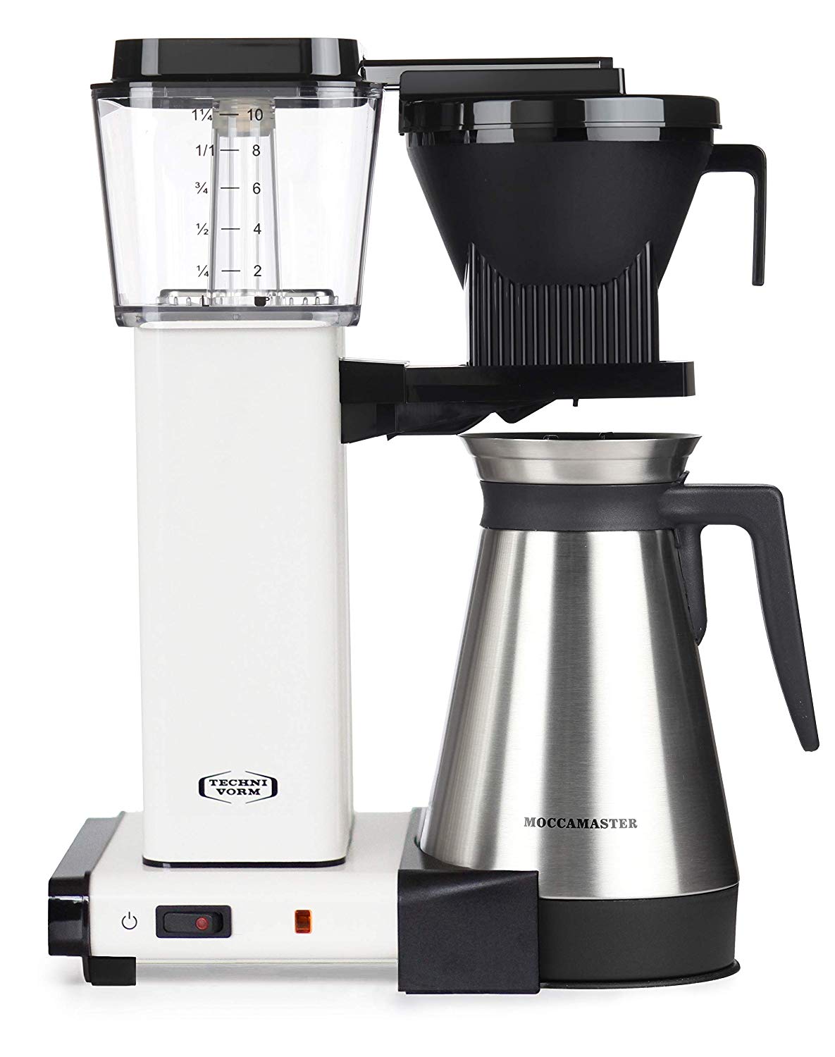 Moccamaster 79325 Coffee Maker, Transparent Water Tank with Clear Indicator