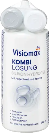 Visiomax Combination solution silicone hydrogel with eyebright and chamomile, 360 ml
