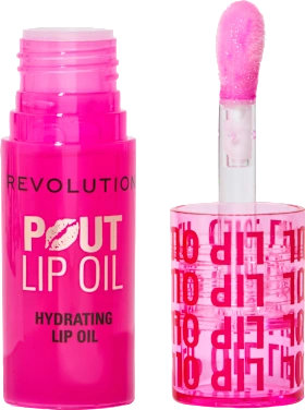 Revolution Lip oil Pout Lip Oil, Raspberry Pink, 4 ml