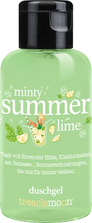 treaclemoon Shower gel minty summer lime, travel size, 60 ml