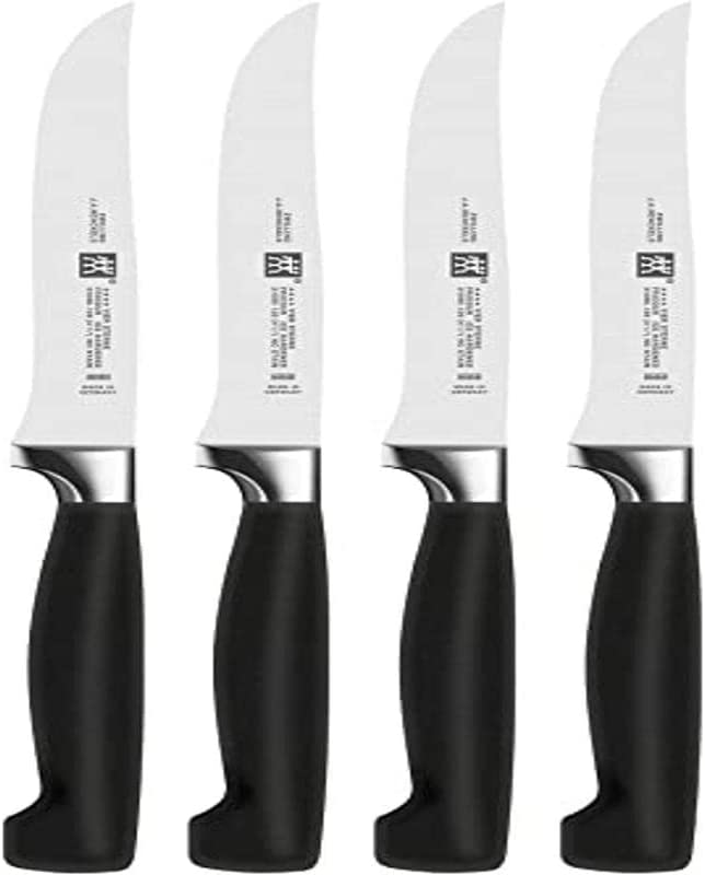 Zwilling 140 x 250 mm 4 Star Steak Knife, Set of 4, Stainless Steel