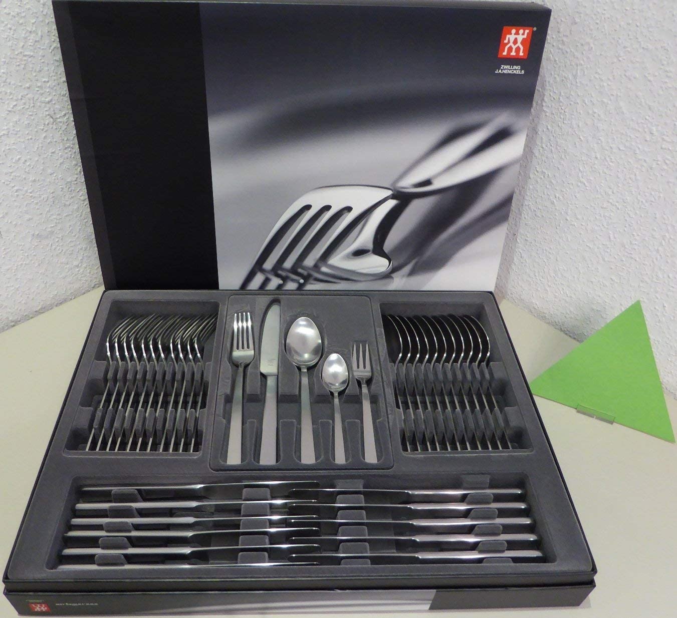 Zwilling Cutlery King Matt 60 Pieces, Stainless Steel, Silver, 38 x 28 x 28 cm, Units
