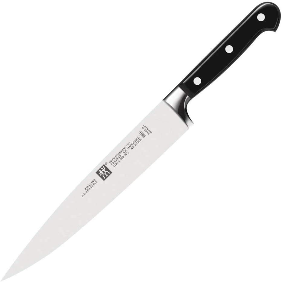 ZWILLING meat knife, blade length: 20 cm, large, special stainless steel/plastic handle, professional S