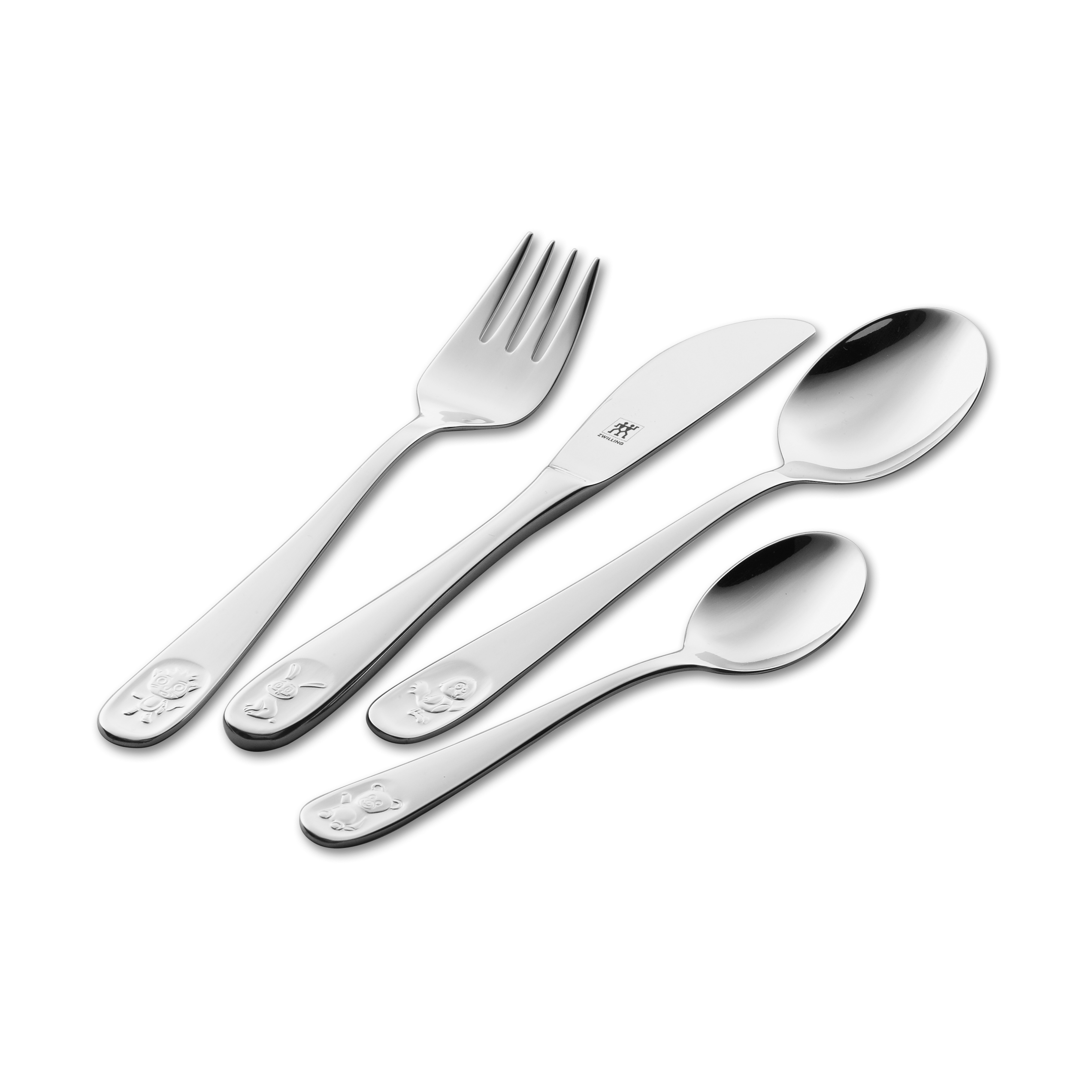 Zwilling Twin Kids BINO Children's Cutlery Set, 4-piece