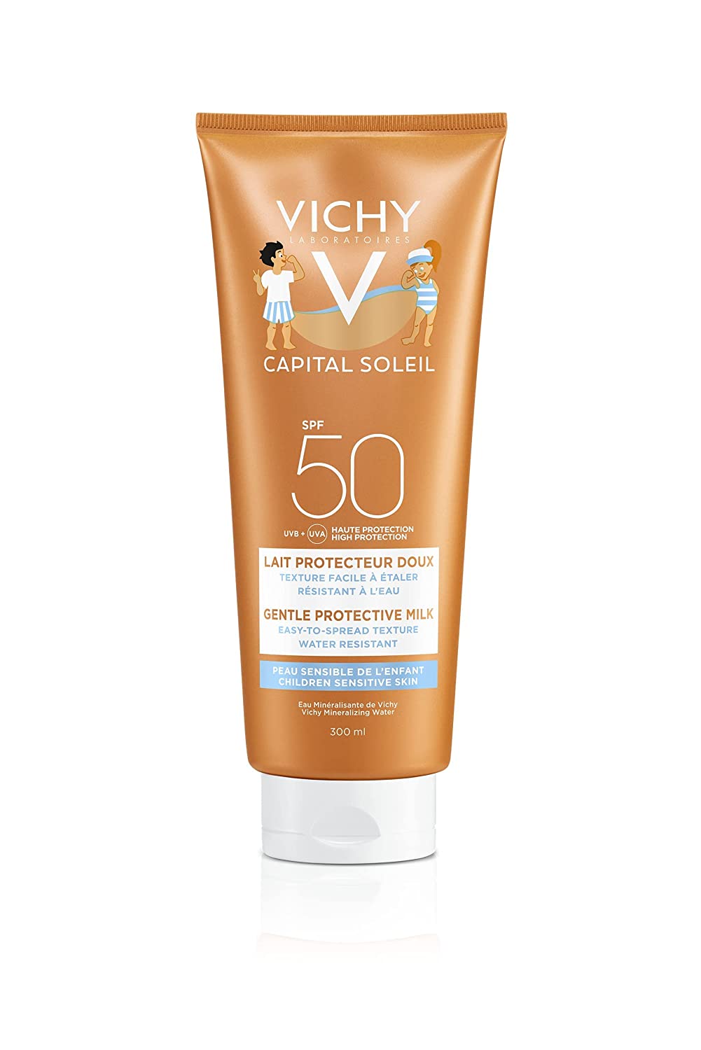VICHY Capital Soleil Children\'s SPF 50 Milk 300 ml, ‎clear