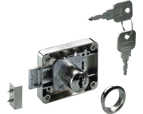 Hettich Cylinder lock, nickel-plated