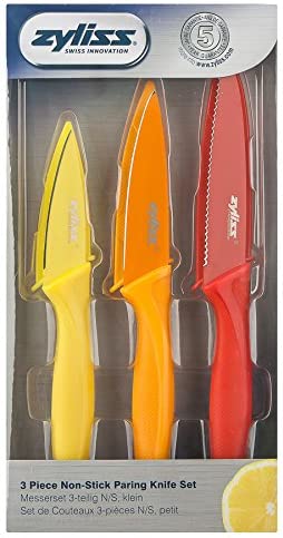 Zyliss 3-Piece Knife Set, Plastic, Multi-Colour, 25 x 15 x 5 cm