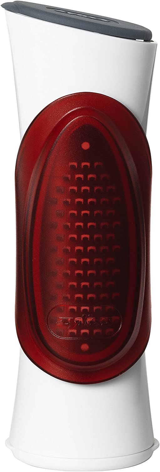 Zyliss ZE900012 Grate N Shake Grater Plastic/Stainless Steel/Red 18.5 x 18 x 19.5 cm White