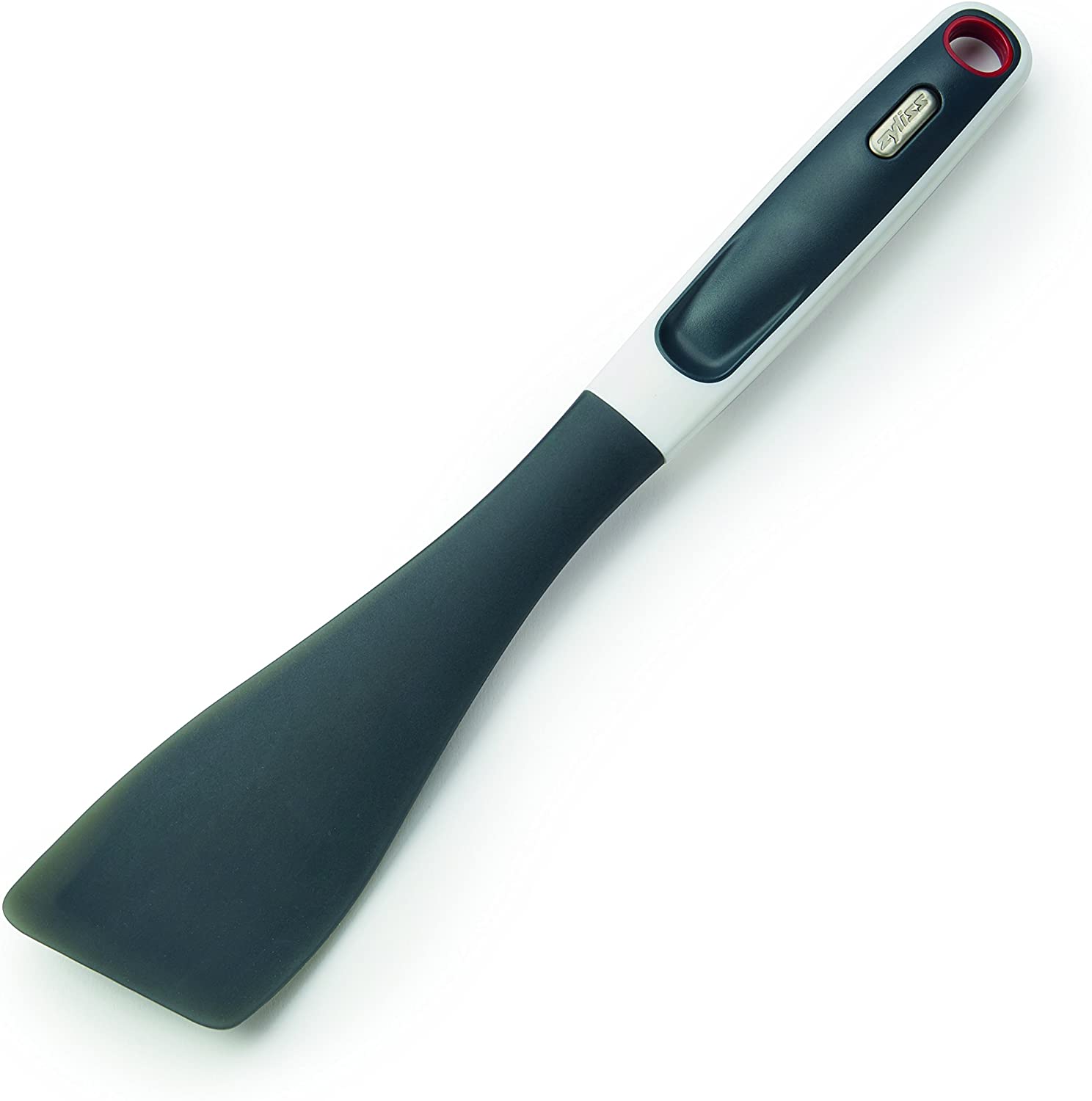 Zyliss Easy Lift Spatula - Practical Spatula with Flexible Lifting Surface - Suitable for Non-Stick Pans, Anthracite/White, 30 x 6 x 1.5 cm